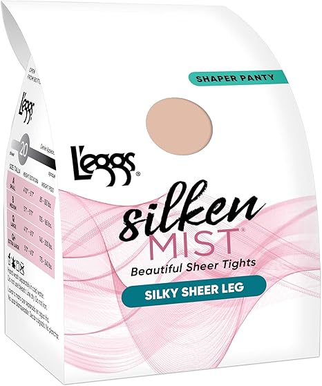 L'eggs® Silken Mist® Silky Sheer, Shaper, Sheer Toe, 3 pack - Image 3